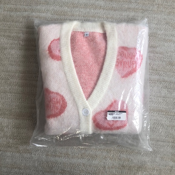 That’s A Awful Lot of Cough Syrup Cupid Cardigan  Mohair Sweater - Picture 10 of 11